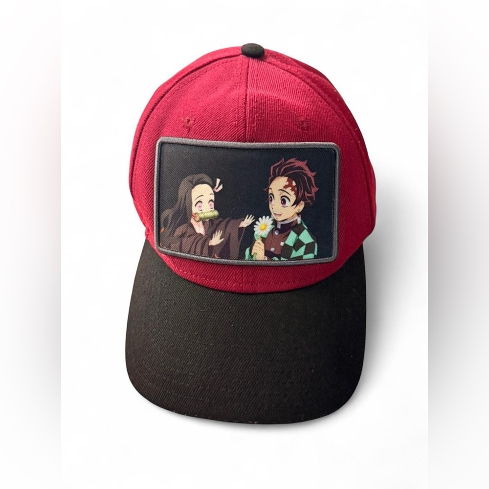 Anime Character Red and Black Cap